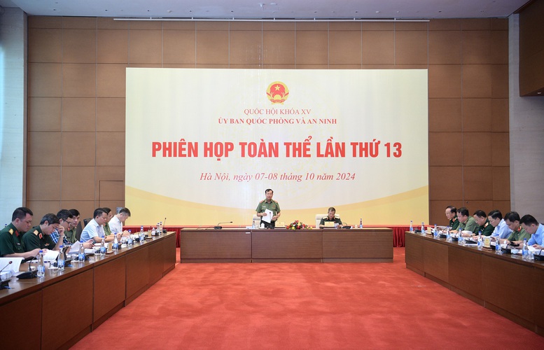 Ủy ban Quốc phòng và An ninh họp thẩm tra dự án Luật Dữ liệu